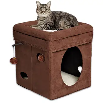 

Midwest House-bench for cats currious Cat Cube (38,4*38,4*42 cm.)