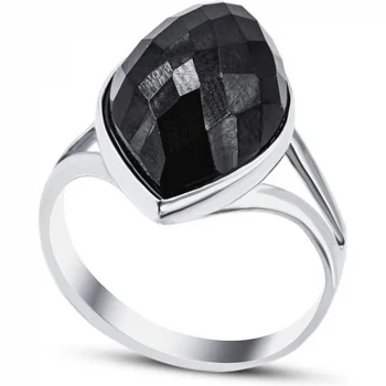 

Silver Wings silver onyx ring