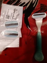 Cuchillas de afeitar de seguridad para mujer, cabezales de repuesto de hoja de afeitar para rasuradora, belleza, 4 Uds.