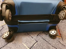 Fundas de equipaje gruesas con patrón de diseño de ciudad, cubierta protectora para maleta con carrito, accesorios de viaje, 18-32 pulgadas