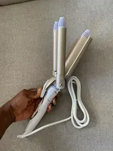 Curling Iron Hair-Tools Barrel-Hair-Styler Ceramic Professional Triple Electric