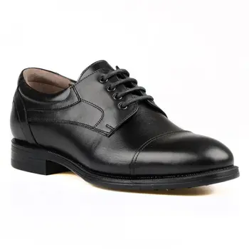 

FootCourt- Black Genuine Leather Men Shoes Oxford Casual Classic Shoes Comfortable Etor Footwear Dress Business Shoes Size 39-45