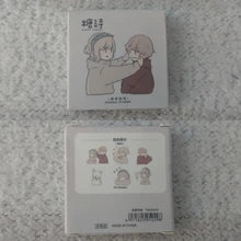 Mohamm-pegatinas Kawaii con dibujos de amor en caja, planificador de recortes, papelería, diario japonés, pegatinas