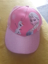 Disney congelado Elsa Anna chicos sombrero chico chica Hip Hop gorras congelados Marvel Mickey Minnie Mouse bebé gorras Anime regalo de figura juguetes 2-8Y