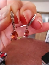 Kuololit-pendientes de piedra preciosa de diasporo para mujer, aretes con Clip, Color plata sólida 925, hechos a mano, joyería fina de boda