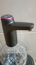 SaengQ – Dispensador de agua eléctrico automático para el hogar, Grifo para tratamiento del agua con botón, para garrafa, bomba inteligente