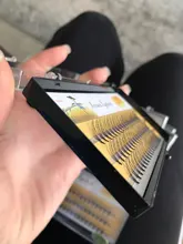 60 racimo/caja de pestañas individuales 0,07/0,1 grueso conjunto de pestañas extensión 3D pestañas falsas naturales al por mayor