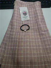 QRWR-faldas de estilo Kawaii para mujer, faldas plisadas de cintura alta, estilo coreano, 2021