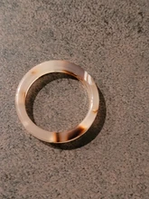 Retro nuevo Chic Corea transparente estética anillo colorido minimalista acrílico resina anillo para las mujeres joyería regalos de fiesta