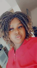 Synthetic-Wigs Short Crochet Afro Twist-Fiber Faux-Locs Wignee Burgundy Black Women African
