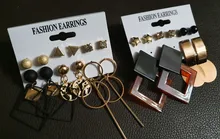 Hoop Earings Tassel Pearl Geometric Fashion Jewelry LATS Women Bohemian Womens Kolczyki