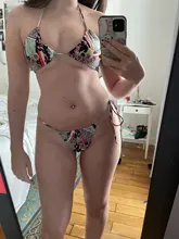 Rinabe-Bikini ahuecado para mujer, traje de baño Sexy, bañador con Tanga, ropa de playa, 2021