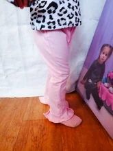 Conjunto de ropa para niñas pequeñas, Tops de manga larga con letras para recién nacidos, pantalones informales con estampado, diadema, trajes para niños pequeños