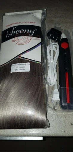 Clip In Human Hair Brazilian Natural Blonde Extensions photo review