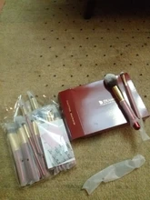 DUcare-Juego de brochas de maquillaje, 8-27 Uds., negro, profesional, pelo Natural, base en polvo, colorete, sombra de ojos