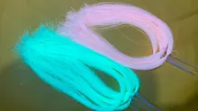 Lunker resplandor luminoso Ultravioleta fluorescente volar hilo de pesca strand línea de cuerda atar diy material ayudar ganchos moscas