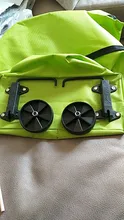 Trolley-Bag Shopping-Organizer Wheels-Rolling Folable Grocery Cart 