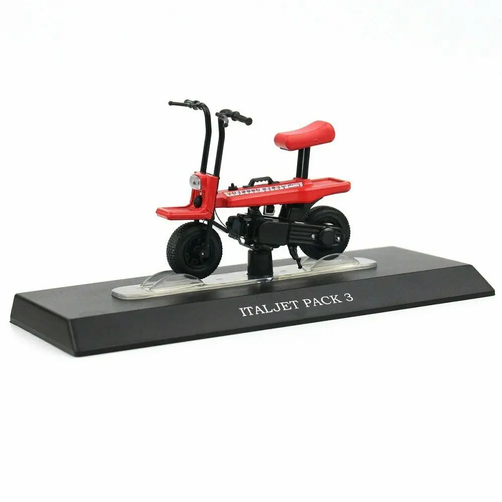 Modelli Leo, Italjet Confezione 3, Scala 1:18 Ca. 10 Cm. Lungo, In Miniatura Pressofuso In Metallo E Plastica, Collezione Scooter, Collezione Motonets