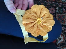 Lytwtw-Diadema de flores para niña pequeña, accesorios para el cabello de recién nacidos, diadema, regalo, cinta de vendaje para niños pequeños, 1 Uds.