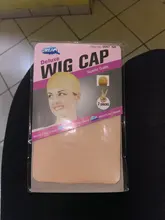 Alileader-Gorra de Peluca de alta calidad, casquillo de media a Navidad, Cosplay, malla elástica, 2 uds.