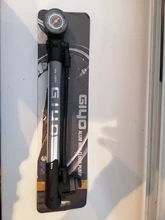 GIYO-bomba de mano/suelo para neumáticos de bicicleta, inflador de aire con válvula Presta Schrader de 120 PSI