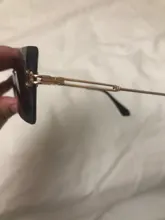 Sunglasses Eyewear Rimless Rectangle Mountaineering Fashion Women UV400 for Shades Traveling-Style