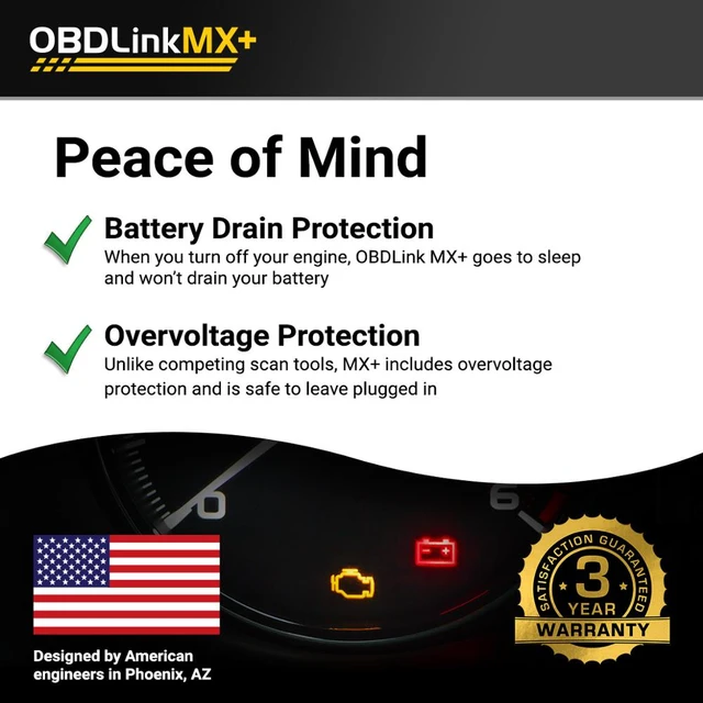 Obdlink mx + 自動車診断ツール ios android用スキャナー