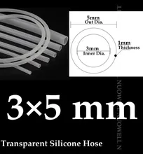 Silicone-Rubber Hose Clear Transparent Food-Grade Out-Diameter Flexible 6 9 7 10M 8 4