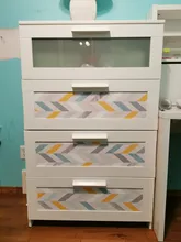 Stick Wallpaper Prepasted-Contact-Paper Living-Room Self-Adhesive Haohome Peel Multicolor