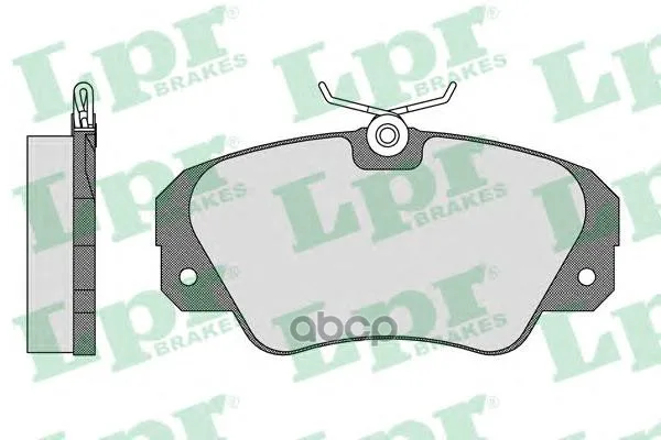 Колодки Тормозные Opel Omega A/Omega B/Senator B Передние Lpr 05p449 Lpr арт. 05P449