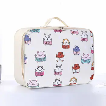 

Cartoon Printing Storage Bags Sundries Makeup Organizador Waterproof Closet Organizer Large Capacity Travel Portable Storage Bag