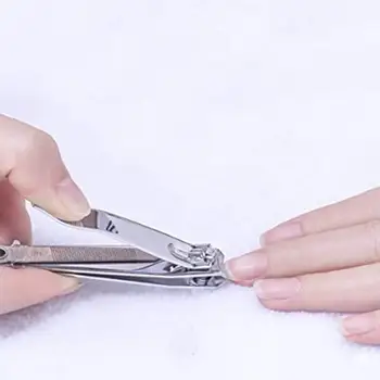 

2Pcs Nail Clippers Large And Small General Daily Use High-Strength Carbon Steel Ergonomic Design Sharp Labor-Saving