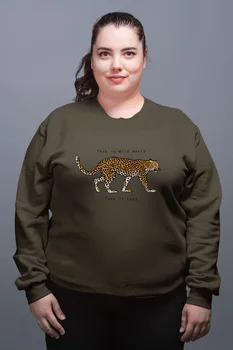 

Angemiel Wear This Is Wild World Green Women Sweatshirts