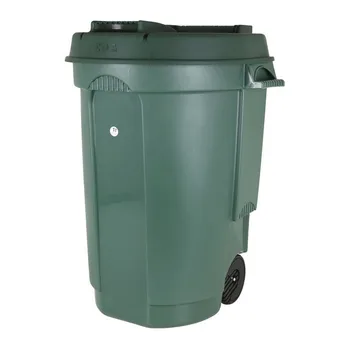 

Dustbin with Wheels 110 L Green