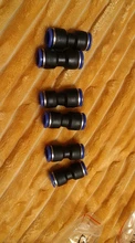 Accesorios Neumáticos conector de plástico PU, tubo de manguera de aire y agua, empuje hacia dentro, conexión rápida de Gas recta, 4mm, 6mm, 8mm, 10mm