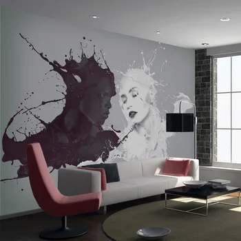 

Wall mural-opposites attract each other-200x154 cm