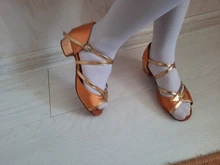 Zapatos de baile latino para niñas, zapatillas modernas, para baile, salón, Salsa, tango