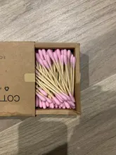 Bamboo-Sticks Buds Makeup Nose Cotton-Swab Disposable Ears-Cleaning Beauty for Double-Head