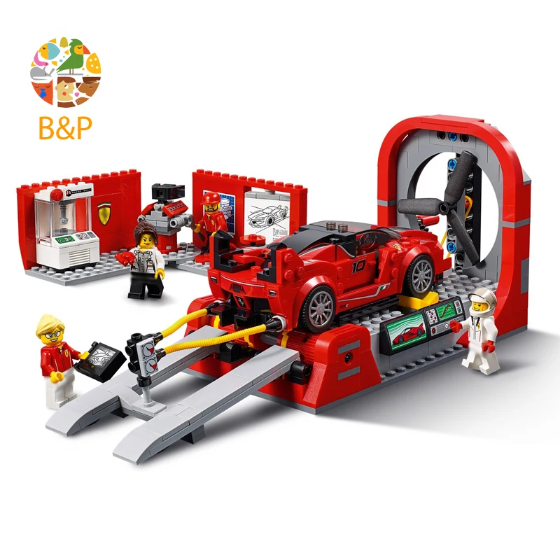 

75882 526pcs Technic Series Super Racer Racing Car Development Center Model Building Block Toy For Children 10781 Gift