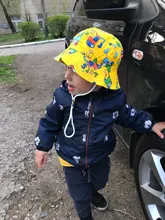 Gorro de algodón con estampado de dibujos animados para bebé, sombrero Panamá para niño pequeño, moda para actividades al aire libre, gorro de pescador