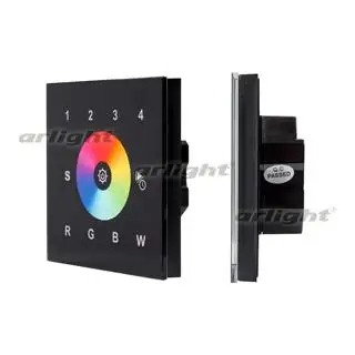 

018069 panel sens sr-2820ac-rf-in Black (220V,RGBW, 4zony-1 PCs Arlight