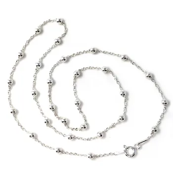 

Chain 925 sterling silver m 45cm. Combined ball woman close reasa