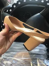 Zapatos de vestir de tacón cuadrado medio para mujer, sandalias de moda para fiesta de boda, informales, gran oferta, verano, 2020