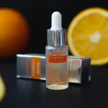 LANBENA-suero Facial blanqueador con vitamina C, esencia para la piel que aclara las manchas, elimina manchas oscuras y pecas