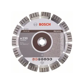 

BOSCH-metal cutting Disc diamond Best Abrasive 230x22,23x2,4x15