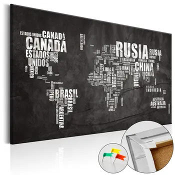 

Pictures of Cork-Mundo Negro [Cork Map] - 60x40 cm