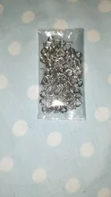 Alfileres de Tornillo de gancho de ojo de 8/10mm, cierre chapado en oro/plata, DIY, joyería, 100 Uds.