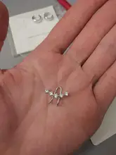 Circonio coreano oído brazalete Set pendientes para niñas 3-14k oro lindo cartílago Clip en pendientes No perforado mujeres Punk joyería