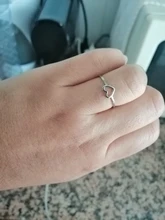 RscvonM-Anillo de boda de Color dorado y plateado con forma de corazón para mujer, joyería de compromiso para fiesta