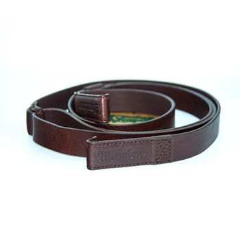 

9.518 guitar strap, brown, leather, Alhambra